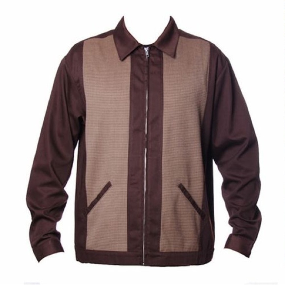 Brown houndstooth, men’s lightweight jacket